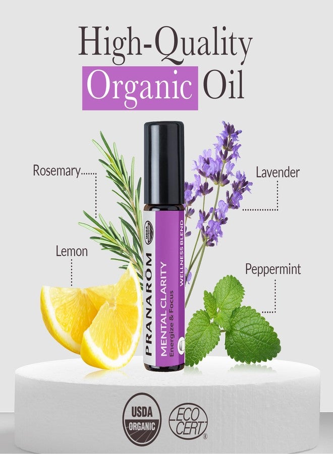 Pranarom - Mental Clarity Roller Wellness Blend - 8ml - Image 3